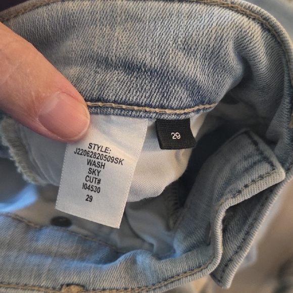 Veronica Beard Light Blue Maera Skinny High-Rise Button-Fly Jeans Size 29 EUC - Picture 11 of 11